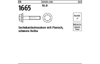 500 Stück, EN 1665 10.9 Sechskantschrauben mit Flansch, schwere Reihe - Abmessung: M 5 x 12