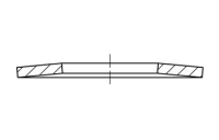 200 Stück, DIN 2093 Federstahl Tellerfedern - Abmessung: 15 x 5,2x0,5