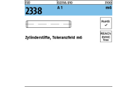 200 Stück, ISO 2338 A 1 m6 Zylinderstifte, Toleranzfeld m6 - Abmessung: 5 m6 x 16