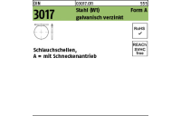 100 Stück, DIN 3017 Stahl (W1) Form A galvanisch verzinkt Schlauchschellen, mit Schneckenantrieb - Abmessung: 10- 16/ 9 C7