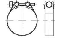 50 Stück, DIN 3017 Stahl (W1) Form C1 galvanisch verzinkt Schlauchschellen, mit Rundbolzen, einteilig - Abmessung: 31- 34/18