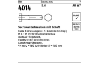 200 Stück, ISO 4014 5.6 AD W7 Sechskantschrauben mit Schaft - Abmessung: M 6 x 35