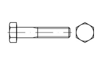 200 Stück, ISO 4014 8.8 flZn/TL 480h (zinklamellenbesch.) Sechskantschrauben mit Schaft - Abmessung: M 6 x 45