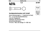 200 Stück, ISO 4014 5.6 AD W7 Sechskantschrauben mit Schaft - Abmessung: M 8 x 80