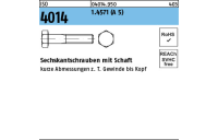 1 Stück, ISO 4014 1.4571 (A 5) Sechskantschrauben mit Schaft - Abmessung: M 16 x 60