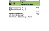 500 Stück, ISO 4017 8.8 galvanisch verzinkt Sechskantschrauben mit Gewinde bis Kopf - Abmessung: M 3 x 6