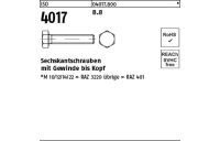 500 Stück, ISO 4017 8.8 Sechskantschrauben mit Gewinde bis Kopf - Abmessung: M 4 x 16