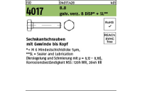 500 Stück, ISO 4017 8.8 galv. verz. 8 DiSP + SL Sechskantschrauben mit Gewinde bis Kopf - Abmessung: M 4 x 35