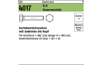 500 Stück, ISO 4017 8.8 feuerverzinkt Sechskantschrauben mit Gewinde bis Kopf - Abmessung: M 6 x 12