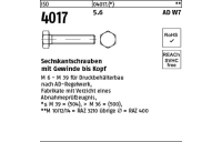 500 Stück, ISO 4017 5.6 AD W7 Sechskantschrauben mit Gewinde bis Kopf - Abmessung: M 6 x 16