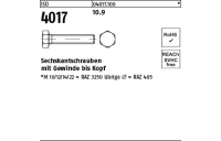 100 Stück, ISO 4017 10.9 Sechskantschrauben mit Gewinde bis Kopf - Abmessung: M 8 x 180