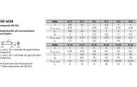 1000 Stück, ISO 4028 45 H Gewindestifte mit Zapfen und Innensechskant - Abmessung: M 3 x 12
