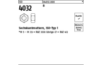 100 Stück, ISO 4032 8 Sechskantmuttern, ISO-Typ 1 - Abmessung: M 2,5