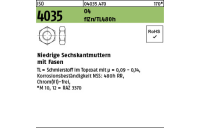 50 Stück, ISO 4035 04 flZn/TL 480h (zinklamellenbesch.) Niedrige Sechskantmuttern mit Fasen - Abmessung: M 20