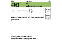 500 Stück, ISO 4762 10.9 galvanisch verzinkt Zylinderschrauben mit Innensechskant - Abmessung: M 3 x 20