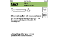 200 Stück, ISO 4762 10.9 flZn/TL 480h (zinklamellenbesch.) Zylinderschrauben mit Innensechskant - Abmessung: M 6 x 50