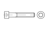 1 Stück, ISO 4762 10.9 galvanisch verzinkt Zylinderschrauben mit Innensechskant - Abmessung: M 24 x 210