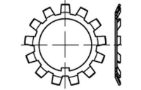 5 Stück, DIN 5406 Stahl MB Mutternsicherungen/Sicherungsbleche für Nutmuttern DIN 981 - Abmessung: MB 29/M145x2