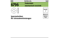 2500 Stück, DIN 6796 Federstahl mechanisch verzinkt Spannscheiben für Schraubenverbindungen - Abmessung: 6 x 14 x 1,5