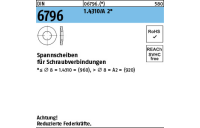 500 Stück, DIN 6796 1.4310 Spannscheiben für Schraubenverbindungen - Abmessung: 8 x 18 x 2