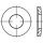 500 Stück, DIN 6796 Federstahl flZn/TL 480h (zinklamellenbesch.) Spannscheiben für Schraubenverbindungen - Abmessung: 10 x 23 x 2,5