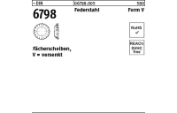 250 Stück, ~DIN 6798 Federstahl Form V Fächerscheiben, versenkt - Abmessung: V 3,2