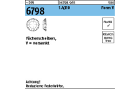 1000 Stück, ~DIN 6798 1.4310 Form V Fächerscheiben, versenkt - Abmessung: V 3,2