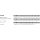 100 Stück, DIN 6885 A 4 Form A Passfedern, hohe Form, rundstirnig ohne Bohrung(en) - Abmessung: A 3 x 3 x 20