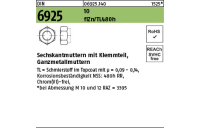 500 Stück, DIN 6925 10 flZn/TL 480h (zinklamellenbesch.) Sechskantmuttern mit Klemmteil, Ganzmetallmuttern - Abmessung: M 8