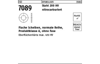 100 Stück, ISO 7089 Stahl 200 HV nitrocarburiert (salzbadnitriert) Flache Scheiben, normale Reihe, Produktklasse A, ohne Fase - Abmessung: 30