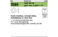 100 Stück, ISO 7089 Stahl 200 HV galv. verz. 8 DiSP + S Flache Scheiben, normale Reihe, Produktklasse A, ohne Fase - Abmessung: 30