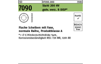 1000 Stück, ISO 7090 Stahl 200 HV galv. verz. 8 DiSP Flache Scheiben mit Fase, normale Reihe, Produktklasse A - Abmessung: 5