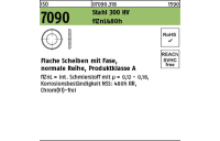 1000 Stück, ISO 7090 Stahl 300 HV flZnL 480h (zinklamellenbesch.) Flache Scheiben mit Fase, normale Reihe, Produktklasse A - Abmessung: 8