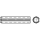 200 Stück, DIN 7346 Federstahl Spannstifte (Spannhülsen), leichte Ausführung - Abmessung: 2 x 22