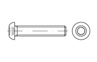 200 Stück, ISO 7380-1 010.9 Flachkopfschrauben mit Innensechskant - Abmessung: M 10 x 25