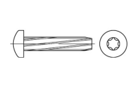 500 Stück, ~DIN 7516 Stahl Form AE-ISR galvanisch verzinkt Gewinde-Schneidschrauben mit Linsenkopf nach ISO 7045, ISR - Abmessung: AE M 5 x 20 -T25