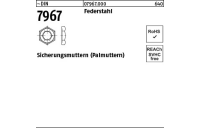 1000 Stück, ~DIN 7967 Federstahl Sicherungsmuttern (Palmuttern) - Abmessung: M 12