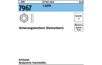 50 Stück, ~DIN 7967 1.4310 Sicherungsmuttern (Palmuttern) - Abmessung: M 30