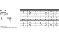 DIN 7979 Stahl Form D/m 6 Zylinderstifte mit Innengewinde, gehärtet, Toleranzfeld m6 - Abmessung: D 16 x 60, Inhalt: 50 Stück