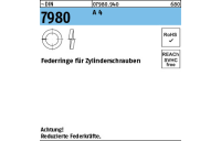 100 Stück, ~DIN 7980 A 4 Federringe für Zylinderschrauben - Abmessung: 4