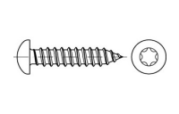 2000 Stück, ~DIN 7981 Stahl Form C-ISR galvanisch verzinkt Linsen-Blechschrauben mit Spitze, Innensechsrund - Abmessung: 2,9 x 19 -C-T10