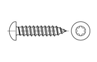 2000 Stück, ~DIN 7981 Stahl Form C-ISR galvanisch verzinkt Linsen-Blechschrauben mit Spitze, Innensechsrund - Abmessung: 2,9 x 22 -C-T10