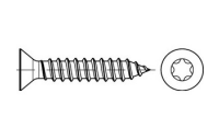 2000 Stück, ~DIN 7982 Stahl Form C-ISR galvanisch verzinkt Senk-Blechschrauben mit Spitze, Innensechsrund - Abmessung: 2,9 x 9,5-C-T10