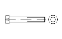 100 Stück, DIN 7984 08.8 Zylinderschrauben mit Innensechskant, niedriger Kopf - Abmessung: M 3 x 6