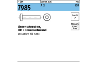 1000 Stück, ~DIN 7985 A 2 ISR Linsenschrauben mit Innensechsrund - Abmessung: M 1,6 x 2 -T5