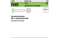 2000 Stück, ~DIN 7985 4.8 ISR galvanisch verzinkt Linsenschrauben mit Innensechsrund - Abmessung: M 2 x 4 -T6