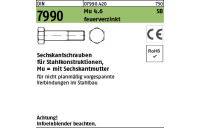 100 Stück, DIN 7990 Mu 4.6 SB feuerverzinkt Sechskantschrauben mit Sechskantmutter für Stahlkonstruktionen - Abmessung: M 12 x 30