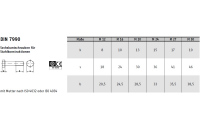 10 Stück, DIN 7990 Mu 4.6 SB feuerverzinkt Sechskantschrauben mit Sechskantmutter für Stahlkonstruktionen - Abmessung: M 24 x 140