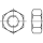 100 Stück, ISO 8673 10 Sechskantmuttern, ISO-Typ 1, mit metrischem Feingewinde - Abmessung: M 14 x 1,5