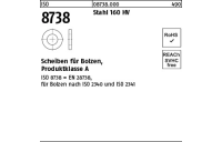 ISO 8738 Stahl 160 HV Scheiben für Bolzen, Produktklasse A - Abmessung: 70, Inhalt: 5 Stück